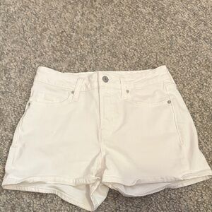 Women's White Jean Shorts